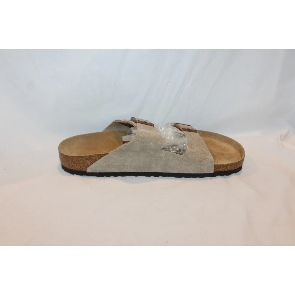 BIRKENSTOCK MEN'S SUEDE ARIZONA SANDALS SANDCASTLE NIB US 13 EU 46 REGULAR